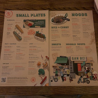 Hawkers Asian Street Food menu