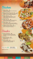 Ajas Mexican Grill menu