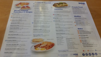 IHOP menu
