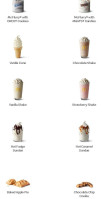 McDonald's menu