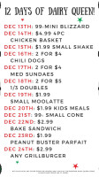 Panera Bread menu