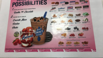 Culver's menu