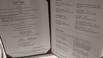 Ruth's Chris Steak House menu