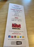 The Habit Burger Grill menu