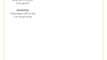 New Moon Cafe menu
