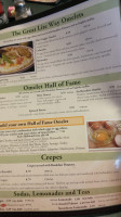 New Moon Cafe menu