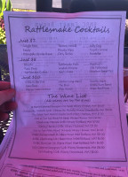 Rattlesnake Mountain Brewing Co menu