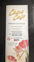 China Cafe menu