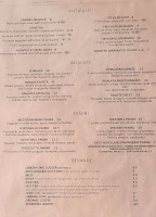 Roscoe's Pizzeria menu