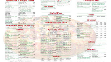Al's Pizza menu