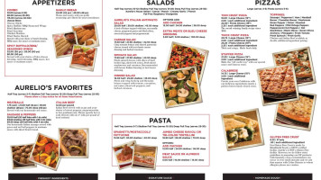 Aurelio's Pizza Of Bourbonnais menu