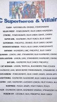 Rockin Nutrition menu