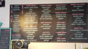 Rockin Nutrition menu