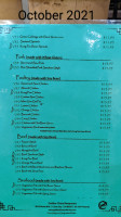 Golden China menu