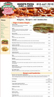 Hungry Howie's Pizza menu