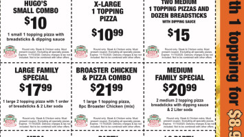 Hungry Howie's Pizza menu