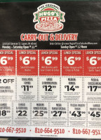 Hungry Howie's Pizza menu