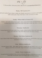 Pig And Fig Cafe menu