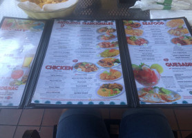 Camino Real menu