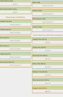 Golden Dragon Chinese menu