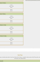 Golden Dragon Chinese menu