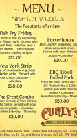 Beatie's And Grill menu