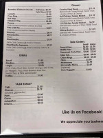 Bon Creole menu