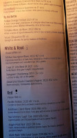 Black Bottle menu