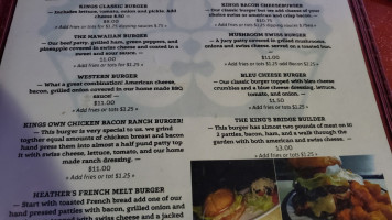 Kings And Grill menu