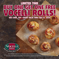 Vocelli Pizza menu