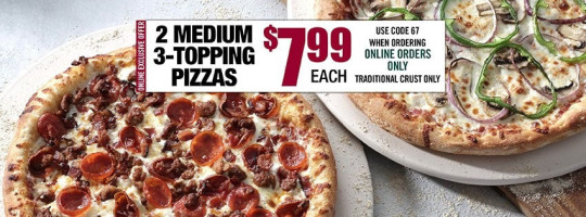 Vocelli Pizza menu