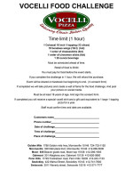Vocelli Pizza menu