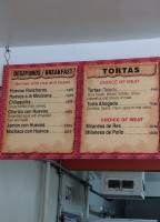 Rincon Michoacano menu