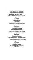 Dal Rae menu