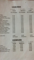 Golden House Restaurant menu