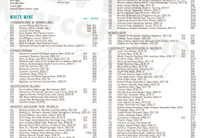 Marco Prime Steak Seafood menu