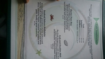 Mike's Seafood menu
