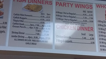 Red's Beer Garden menu