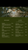 Cafe San Francesco menu