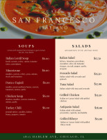 Cafe San Francesco menu