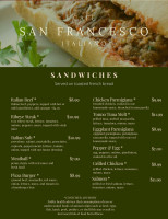 Cafe San Francesco menu