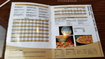 Monical's Pizza menu