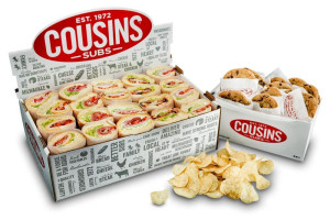 Cousins Subs menu