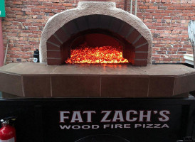 Fat Zach's Wood Fired Pizza outside