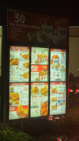 Kfc menu
