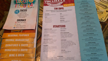Tin Lizzy's Downtown food