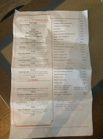The Rooster Food+drink menu