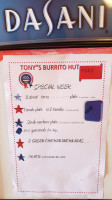 Tony's Burrito Hut food