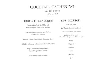 The Crown Bistro menu