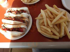 Rudy's Hot Dog food
